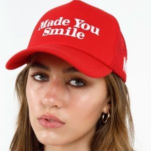 the mayfair group made you smile trucker hat